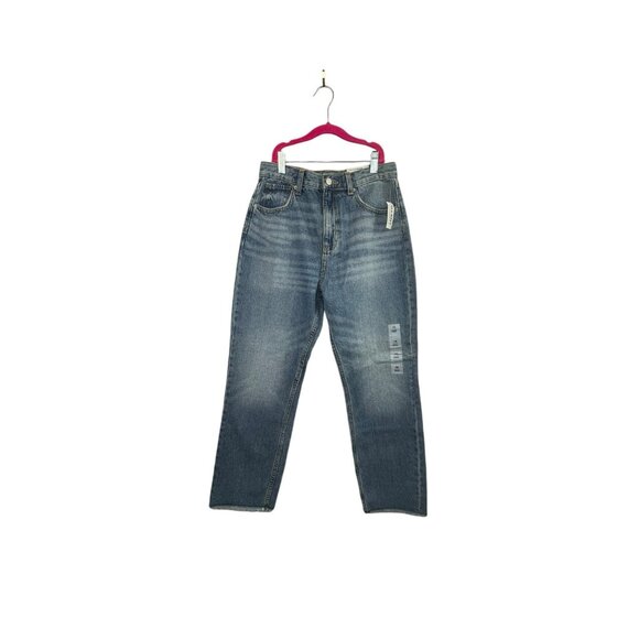Old Navy NWT Slouchy Straight High Rise Jeans Kids Size 16 - Picture 1 of 8